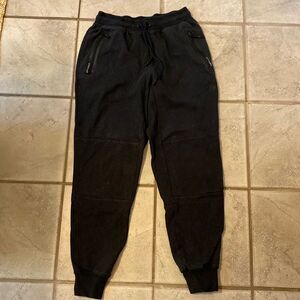 Spyder Active Medium Jogger Sweatpants Elastic Waist Drawstring Zip Pickets
